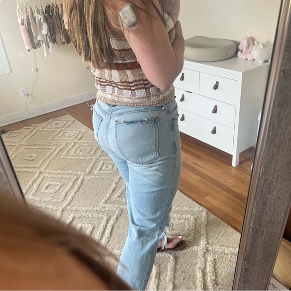 Banana republic neutral crochet tank top - Picture 5 of 6